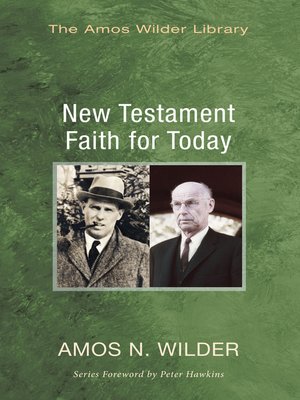 cover image of New Testament Faith for Today